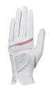DUNLOP(ダンロップ) ゴルフ グローブ(手袋) レディス 両手用 XXIO ゼクシオ GGG-X022WW ホワイトピンク 18cm ゴルフグローブ