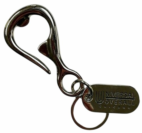 (ユニバーサルオーバーオール) キーリング (カラビナフック仕様)( UV189MP ) 鍵 S1_SV/BK FR