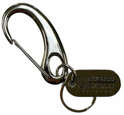(ユニバーサルオーバーオール) キーリング (カラビナフック仕様)( UV187MP ) 鍵 S1_SV/BK FR