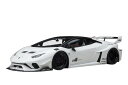 オートアート(AUTOart) 1/18 リバティーウォーク LB-シルエット ワークス ランボルギーニ ウラカン GT ホワイト 完成品