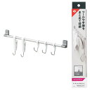 レック キッチンフック & クリップ (強力 マグネット) 耐荷重1.2kg サイズ約315×35×105mm