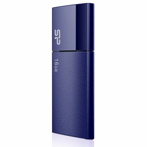 シリコンパワー USBメモリ 16GB USB3.0 スライド式 Blaze B05 ネイビーブルー SP016GBUF3B05V1D