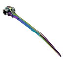 SK11(エスケー11) SPIDER 両口ラチェットレンチ 曲がりシノ付き レインボー 17×19mm SPD-R1719LP