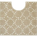 オカトー(Okato) ナチュラルトイレマット55×60cm(ドットベージュ)