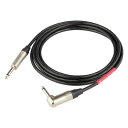 KAMINARI GUITARS ギターシールド All-round Cable 3m Black(with Black Spiral) K-AR3LS