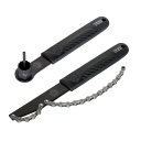 プロ(PRO) カセットリムーバーセットスプロケット戻し工具(6/7/8/9/10/11S対応)+ロックリング締め付け工具セットブラック