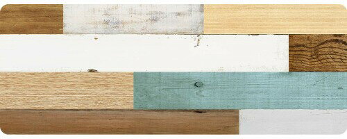 ベストコ キッチンマット ミックスウッド ライト 45×120cm さらっと拭ける ぷにぷに触感 ND-9853