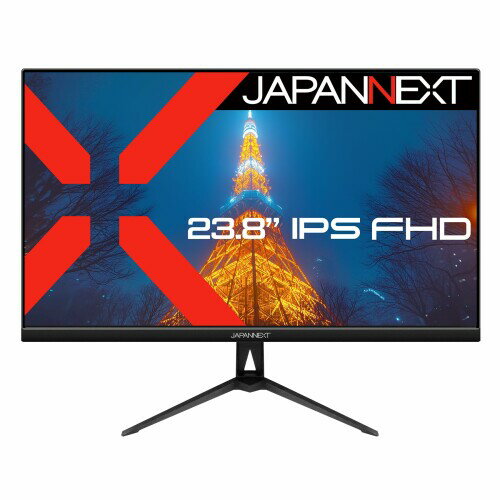 JAPANNEXT 23.8インチ IPSパネル搭載 フルHD(1920x1080)解像度 液晶モニター JN-IPS238F2 HDMI VGA
