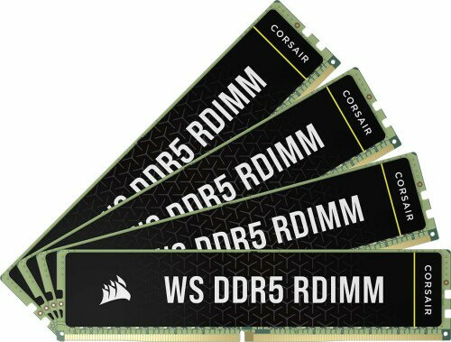CORSAIR WS DDR5 レジスタード DIMM 64GB (16GB×4枚) DDR5-6000 CL40-40-40-77 1.35V XMP EXPO CMA64GX5M4B6000Z40