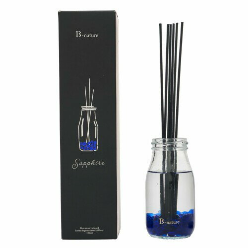 藤栄(FUJIEI) B-nature ジュエリーリードディフューザー 180ml サファイア Sapphire | 芳香剤 ルームフ..