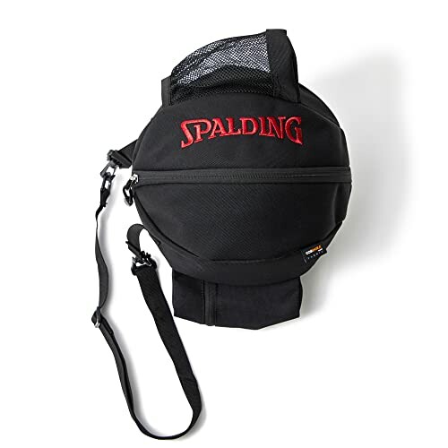 (Spalding) シューズバッグ ボールバッグプロ ブラック×レッド 49-005RD ブラック (Spalding) シューズバッグ ボールバッグプロ ブラック×レッド 49-005RD ブラック