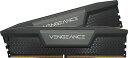 CORSAIR DDR5-6400MHz デスクトップPC用メモリ VENGEANCE DDR5シリーズ (PC5-51200) Intel XMPメモリキット 32GB ブラック (16GB×2枚) CMK32GX5M2B6400C32(2)