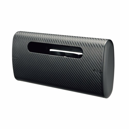 カーメイト 車用 どこでもティシューケース スリム カーボン調 DZ267(ティッシュケース)