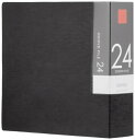 バッファロー BUFFALO CD&DVDファイルケース ブックタイプ 24枚収納 ブラック BSCD01F24BK