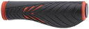 CYCLE PRO(サイクルプロ) MTBエルゴグリップ(CP-HG1133AD2) ブラック/レッド 130mm