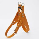 ペティオ (Petio) Porta ポルタ ソフトレザーベストハーネス キャメル 犬 S サイズ