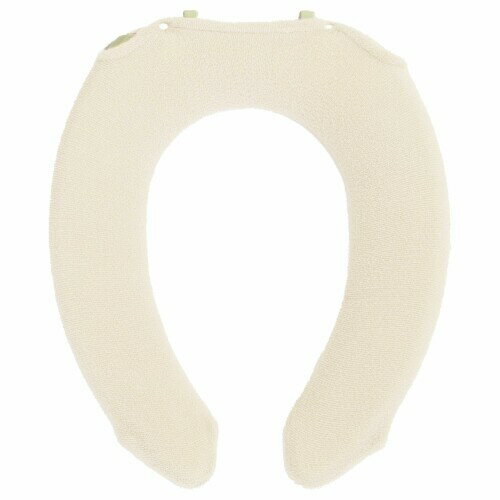 オカ(OKA) ミニョン トイレ便座カバー U型専用タイプ アイボリー (ねこ かわいい カジュアル 幾何学柄 ..