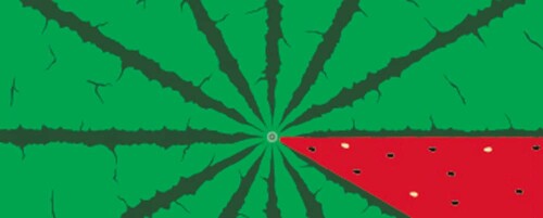 アルタ(Artha) まいたおる スイカ サイズ:約W85 D0 H34 AR0528032