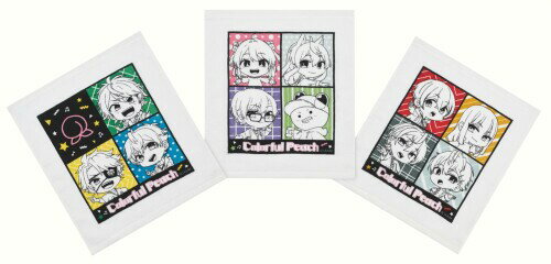 スケーター(Skater) おしぼり タオル 3枚セット カラフルピーチ 25 OAC1T