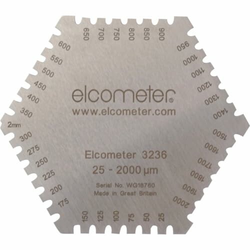 elcometer 六角形ウェットフィルム膜厚計 K0003236M202