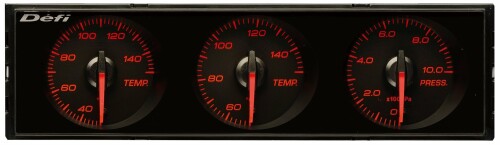 デフィ(Defi) 日本精機 メーター赤指針 / 黒文字板 / 赤照明 DF14404