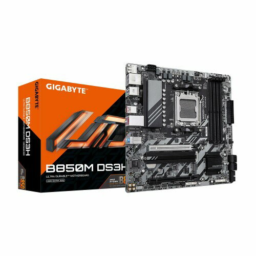 GIGABYTE B850M DS3H - AMD Ryzen 用 MicroATX 小型PC向け汎用マザーボード MB6678