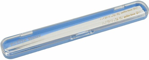 プチフルール 18cm プラ箸 & ケース ブルー 03022