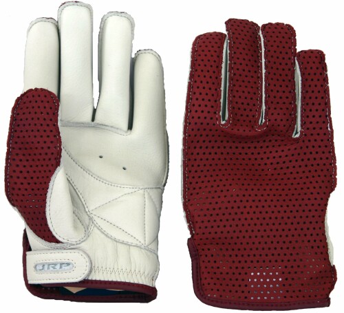 ジェーアールピー(JRP) バイク レザーグローブ STM サマーメッシュグローブ ワイン/アイボリー LL