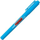 三菱鉛筆 水性ペン プロッキーツイン 極細 PM120T.8 水色 10本