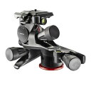 マンフロット(Manfrotto) 3ウェイ雲台 XPROギア3WAY雲台 性格なフレーミングを実現できるギア雲台 クイックリリースプレート付属 最大耐荷重4kg 自重750g アダプト MHXPRO-3WG
