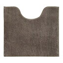 オカ(OKA) コクーン トイレマット レギュラーサイズ 約55cm×60cm ブラウン (シンプル モダン 無地 洗える 滑り止め レギュラー)