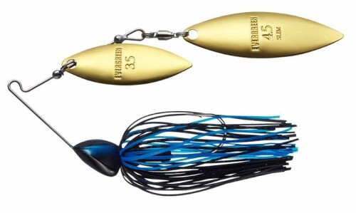 エバーグリーン(EVERGREEN) ジャングルウォーカーミニ 1/2oz ダブルウィローリーフ #102 ブラック・ブルー