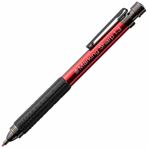 たくみ マーキングシャープ1.3 赤 7872 1.3mm芯で頑強極太ペン先です グリップ感の良い適度な太さのロンググリップです 建築用筆記具 本体全長(mm):148 芯太さ(mm):1.3 1.3mm頑強極太ペン先 商品コード39081998853商品名たくみ マーキングシャープ1.3 赤 7872型番7872カラー赤※他モールでも併売しているため、タイミングによって在庫切れの可能性がございます。その際は、別途ご連絡させていただきます。※他モールでも併売しているため、タイミングによって在庫切れの可能性がございます。その際は、別途ご連絡させていただきます。