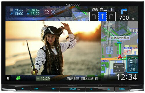 ケンウッド(KENWOOD) カーナビ 彩速高精細HDパネル 8インチ MDV-S811HDL 安心の日本生産日本製「音声操作に対応」 インダッシュ ブラック