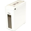 ナカバヤシ シュレッダー 家庭用 電動 CD・DVD スリムタイプ ホワイト NSE-702W