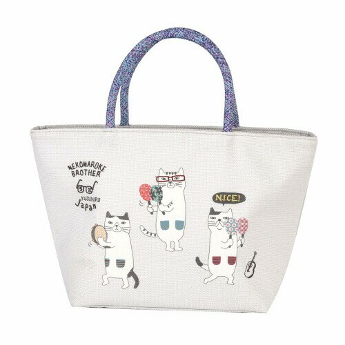 (クスグルジャパン) ランチバッグ ネコまるけ レディース 258008 グレー