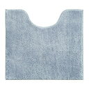 オカ(OKA) コクーン トイレマット レギュラーサイズ 約55cm×60cm ブルー (シンプル モダン 無地 洗える 滑り止め レギュラー)
