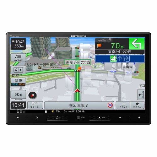 Pioneer カーナビ AVIC-RL522 楽ナビ 8インチ HD IPS 無料地図更新 フルセグ Bluetooth HDMI カロッツェリア