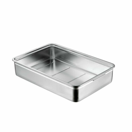 赤川器物製作所 サニタリーステンバット 手付き 大110 22708-1