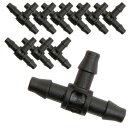 セフティー3(Safety-3) マイクロチューブ メインホース用 ミニチーズ 2方向分岐 10個入り 4mm内径ホース対応 SMKS-18