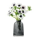 LSA(エルエスエー) フラワーベース(花器) グレー 高さ20cm PLEAT(プリート) G1399-20-847