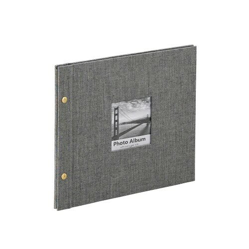 セキセイ SEKISEI ハーパーハウス ましかくアルバムフレーム グレー XP-8901-62
