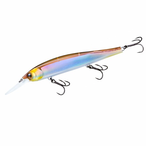 DUEL(デュエル) HARDCORE(ハードコア) バスルアー ラトゥール フラットミッド 110mm スローフローティング 03:ケイムラワカサギ 重心移動...