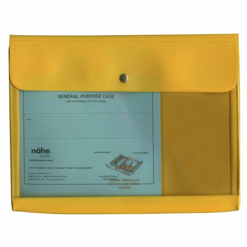 HIGHTIDE ジェネラルパーパスケースA5 イエロー Nahe DF084-YE