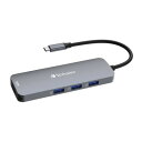 バーベイタム(Verbatim) PD急速充電対応 USB Type-Cハブ 8 in 1 最大85W USB Power Delivery 対応 USB-Cポ...