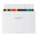 三菱鉛筆 水性ペン EMOTT エモット 40色 PEMSY40C