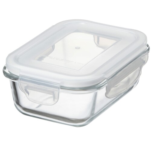 イシガキ 保存容器 縦15.3×横11.2×高さ5.8cm 長方形 370ml DL 耐熱ガラス 容器 電子レンジ オーブン 食洗器 対応 4326 ホワイト
