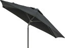 タカショー 日よけ EGプッシュパラソル 2.5m ブラック 替布 ガーデンパラソル 紫外線カット 撥水加工