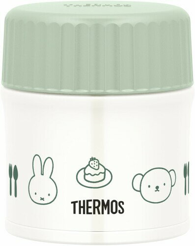 サーモス 真空断熱スープジャー 300ml ミッフィー ライトグリーン JBU-302B LTG