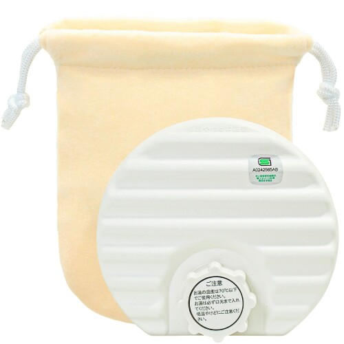 三宅化学 湯たんぽ ベージュ 600ml PORI YUTANPO TP-1340
